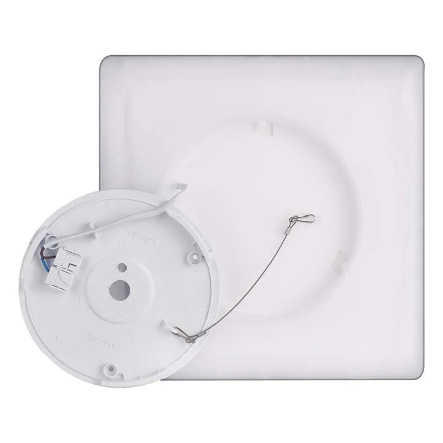LED loftlampe FLORI LED/18W/230V 4000K sort 29x29 cm