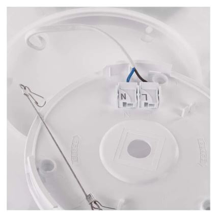 LED loftlampe FLORI LED/18W/230V 4000K sort 29x29 cm