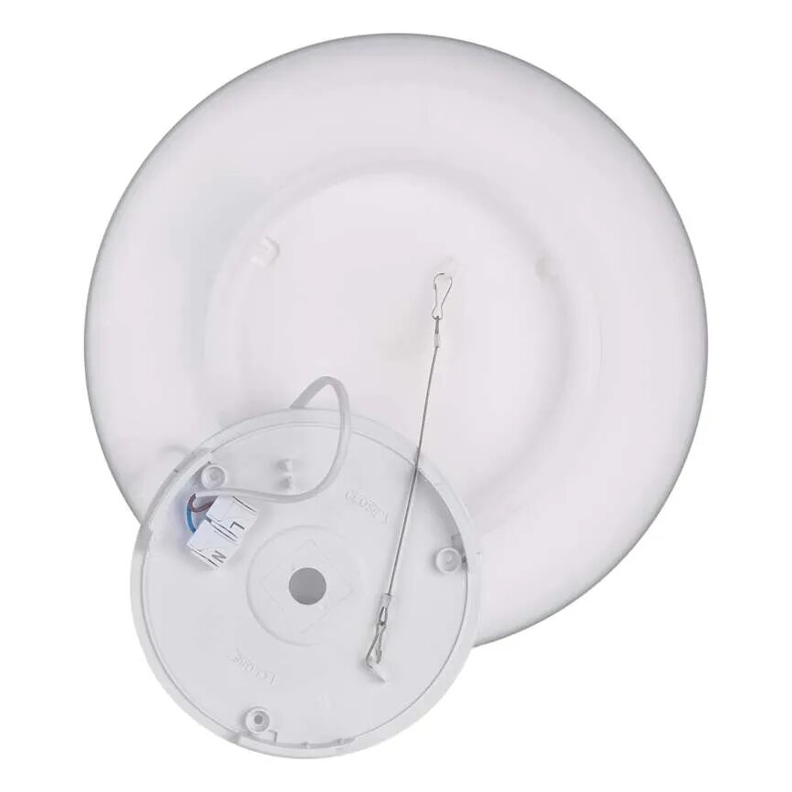 LED loftlampe FLORI LED/18W/230V 4000K sort diameter 29 cm