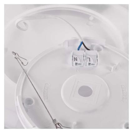 LED loftlampe FLORI LED/18W/230V 4000K sort diameter 29 cm