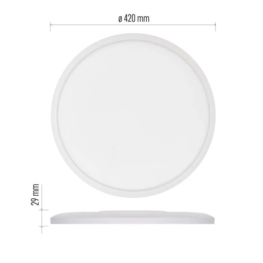 LED loftlampe FLORI LED/22W/230V 4000K hvid diameter 42 cm