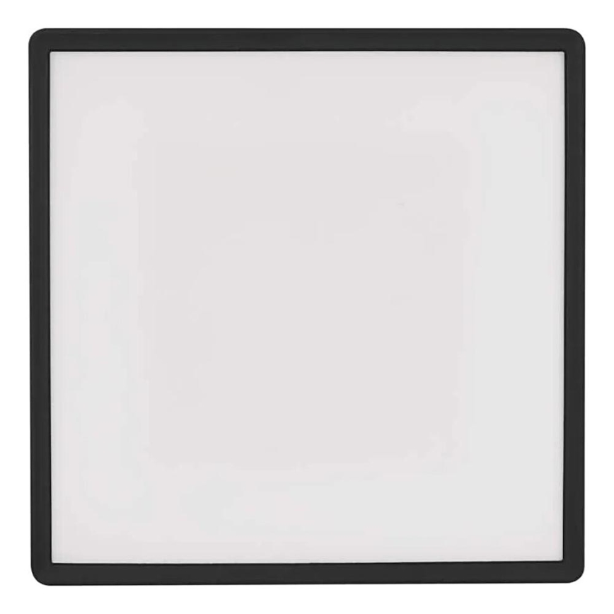LED loftlampe FLORI LED/22W/230V 4000K sort 42x42 cm