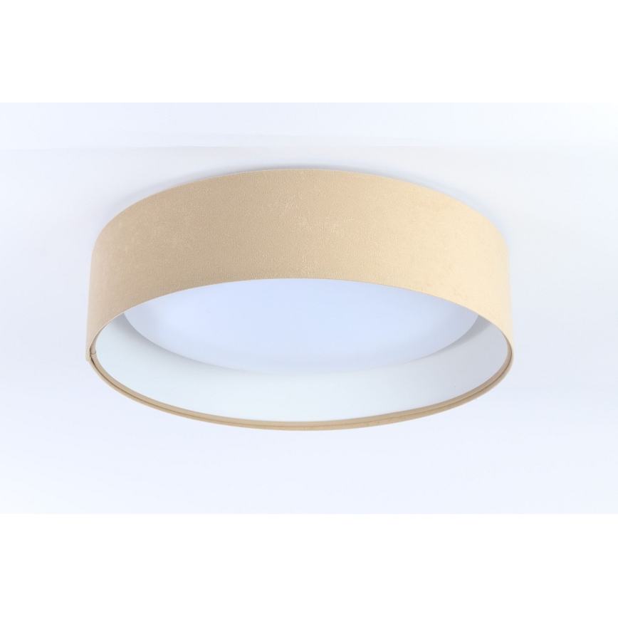 LED loftlampe GALAXY 1xLED/24W/230V beige/hvid