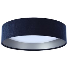 LED loftlampe GALAXY 1xLED/24W/230V blå/sølvfarvet