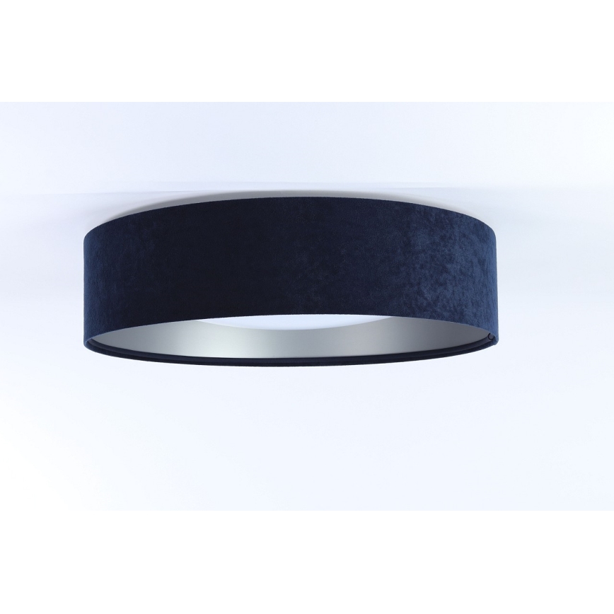 LED loftlampe GALAXY 1xLED/24W/230V blå/sølvfarvet