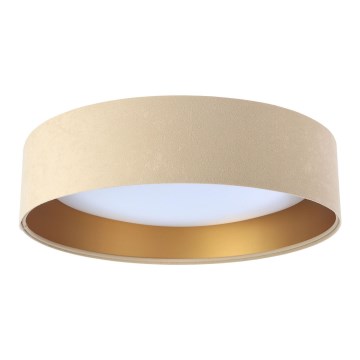 LED loftlampe GALAXY 1xLED/24W/230V diam. 44 cm beige/gylden