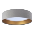 LED Loftlampe GALAXY 1xLED/24W/230V Ø 44 cm grå/guld