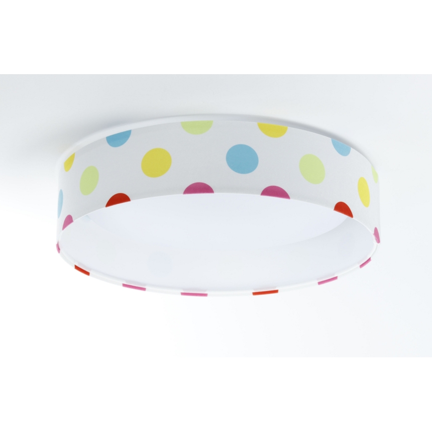 LED loftlampe GALAXY KIDS LED/24W/230V prikker farverig