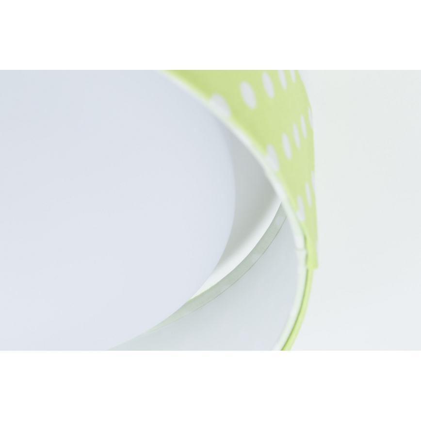 LED loftlampe GALAXY KIDS LED/24W/230V prikker grøn/hvid