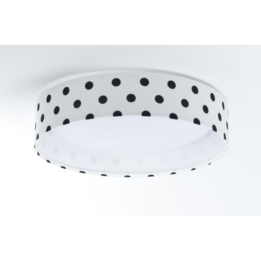 LED loftlampe GALAXY KIDS LED/24W/230V prikker hvid/sort