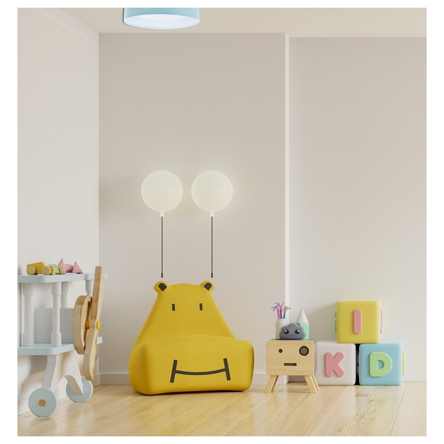 LED loftlampe GALAXY KIDS LED/24W/230V prikker turkis/hvid