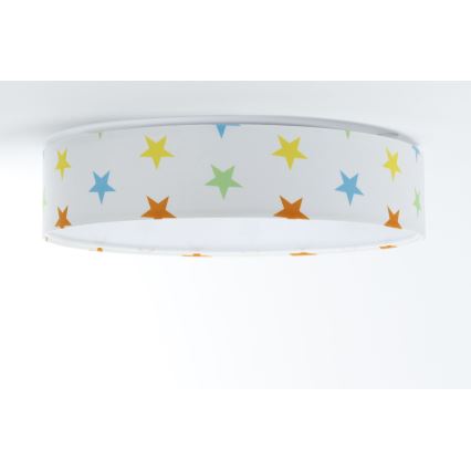 LED loftlampe GALAXY KIDS LED/24W/230V stjerner farverig