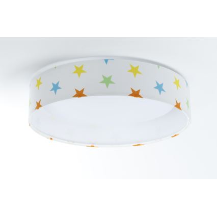 LED loftlampe GALAXY KIDS LED/24W/230V stjerner farverig