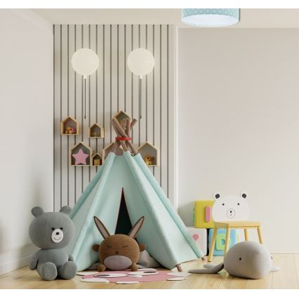 LED loftlampe GALAXY KIDS LED/24W/230V stjerner grøn/hvid