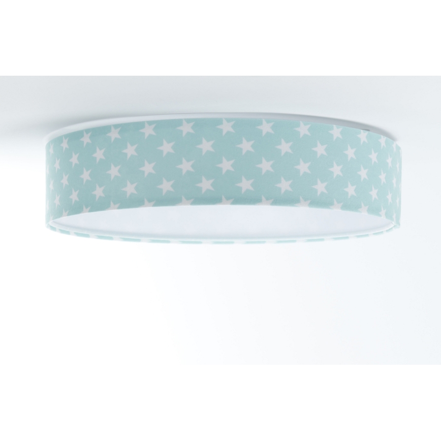 LED loftlampe GALAXY KIDS LED/24W/230V stjerner grøn/hvid