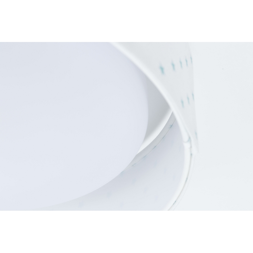 LED loftlampe GALAXY KIDS LED/24W/230V stjerner hvid/turkis