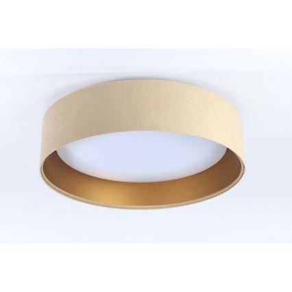 LED loftlampe GALAXY LED/24W/230V Ø 44 cm beige/guld