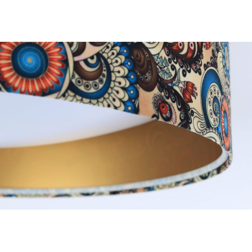 LED Loftlampe GALAXY LED/24W/230V Ø 44 cm flerfarvet/guld