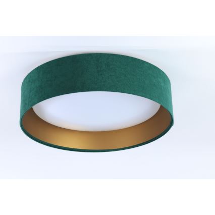 LED Loftlampe GALAXY LED/24W/230V Ø 44 cm grøn/guld