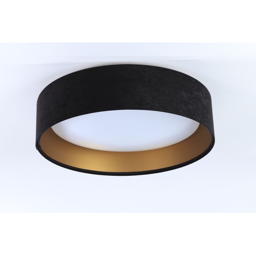 LED loftlampe GALAXY LED/24W/230V Ø 44 cm sort/guld
