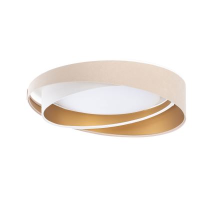 LED-loftlampe GALAXY MODERN LED/24W/230V Ø 55 cm beige/hvid/guld