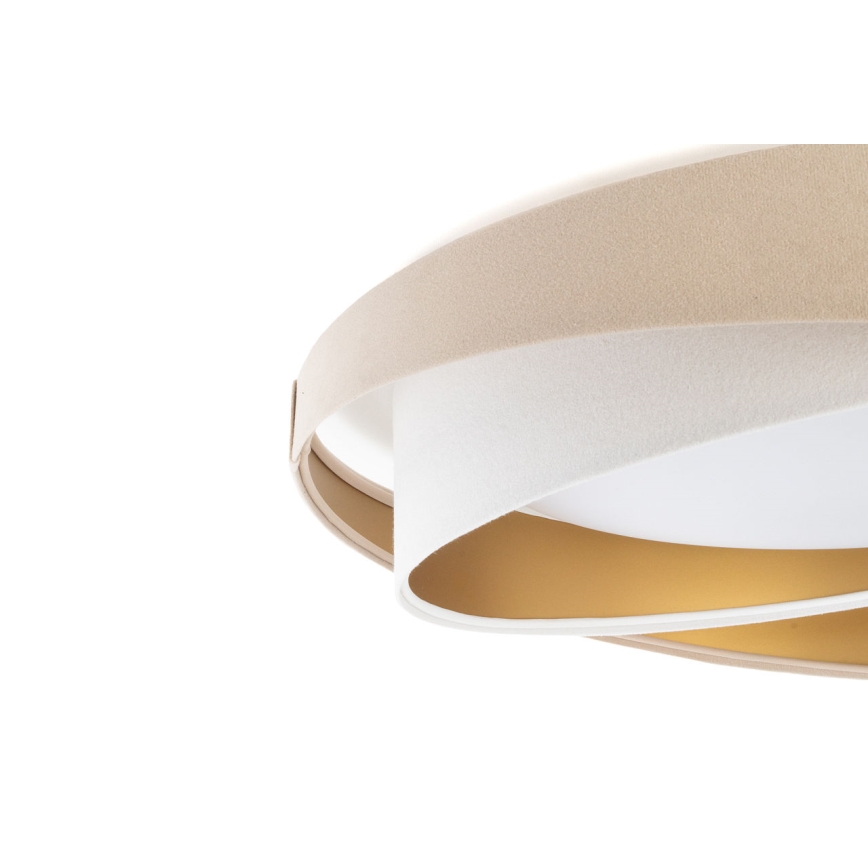 LED-loftlampe GALAXY MODERN LED/24W/230V Ø 55 cm beige/hvid/guld