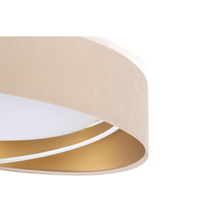 LED-loftlampe GALAXY MODERN LED/24W/230V Ø 55 cm beige/hvid/guld