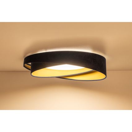 LED-loftlampe GALAXY MODERN LED/24W/230V Ø 55 cm blå/guld