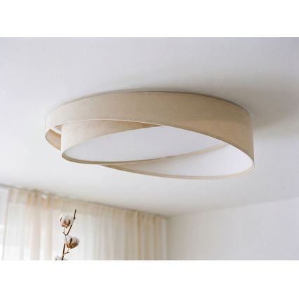 LED loftlampe GALAXY MODERN LED/24W/230V Ø 55 cm creme/hvid