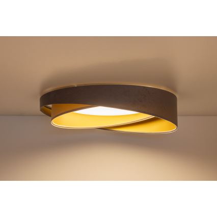 LED loftlampe GALAXY MODERN LED/24W/230V Ø 55 cm grå/beige/guld