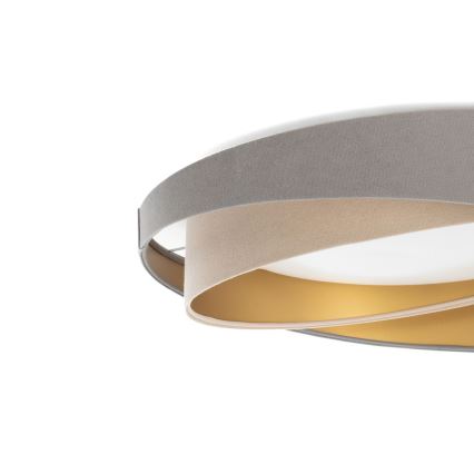 LED loftlampe GALAXY MODERN LED/24W/230V Ø 55 cm grå/beige/guld