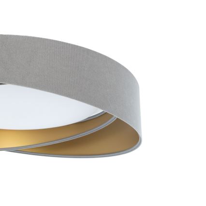 LED-loftlampe GALAXY MODERN LED/24W/230V Ø 55 cm grå/guld