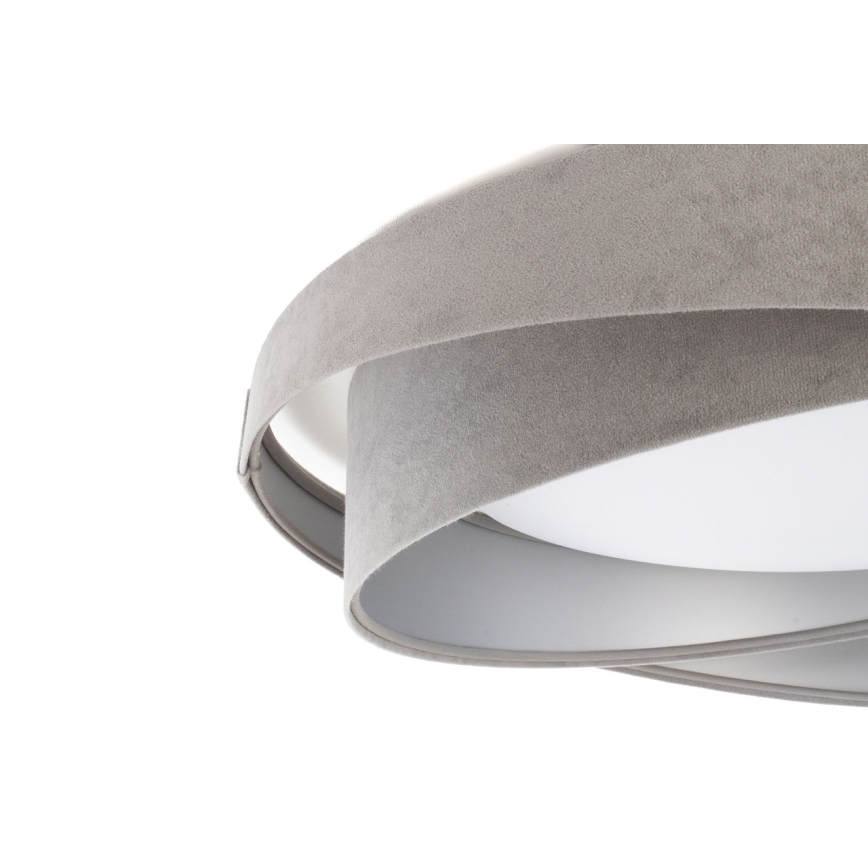 LED loftlampe GALAXY MODERN LED/24W/230V Ø 55 cm grå/sølv