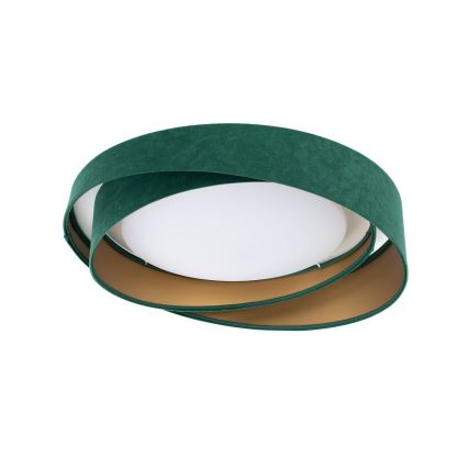 LED-loftlampe GALAXY MODERN LED/24W/230V Ø 55 cm grøn/guld