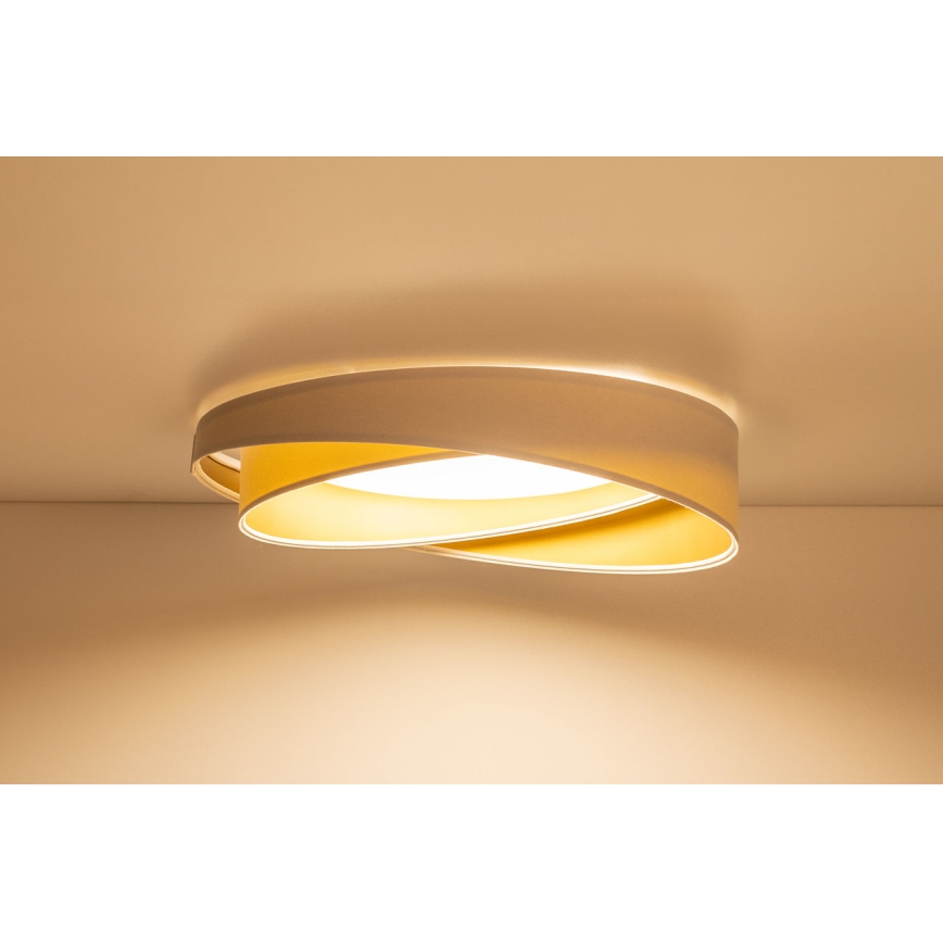 LED-loftlampe GALAXY MODERN LED/24W/230V Ø 55 cm hvid/guld