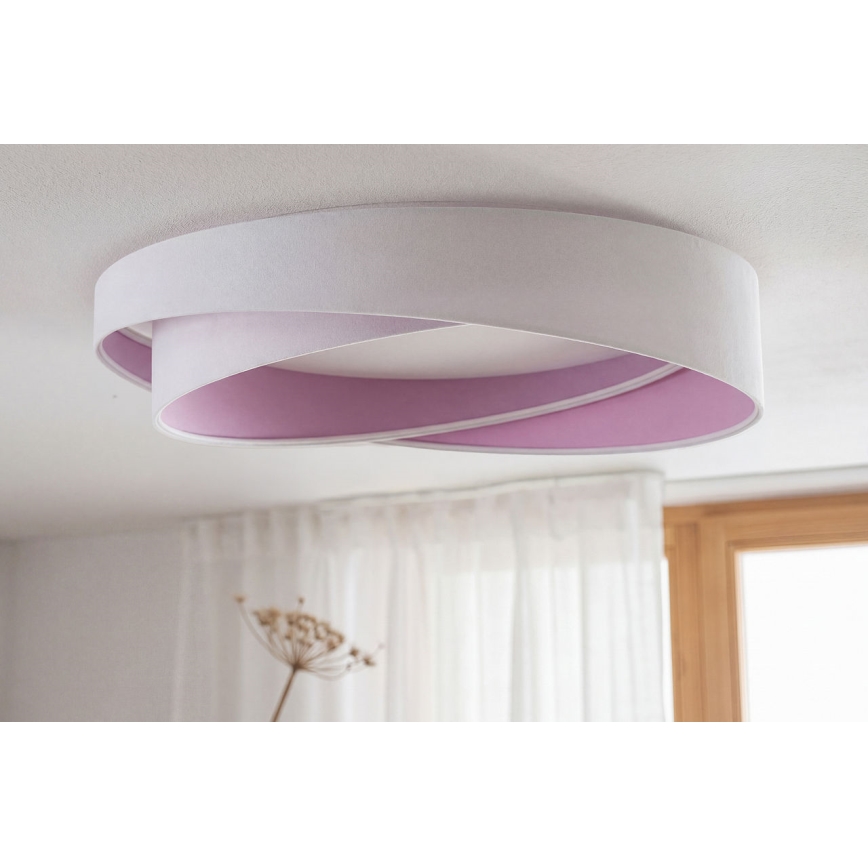 LED loftlampe GALAXY MODERN LED/24W/230V Ø 55 cm hvid/lilla