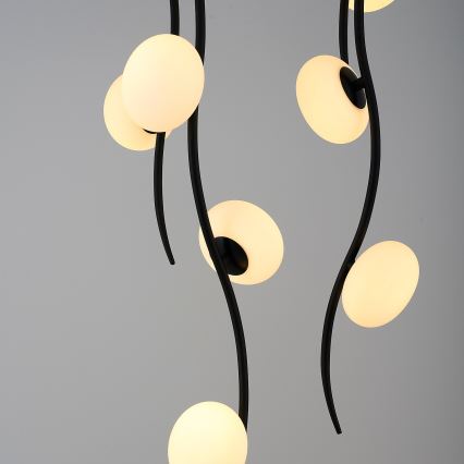 LED Loftlampe GELA 18xLED/3W/230V 3000K sort