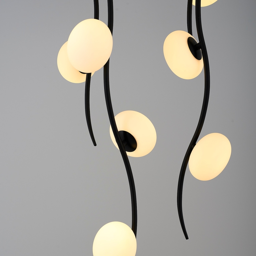 LED Loftlampe GELA 18xLED/3W/230V 3000K sort