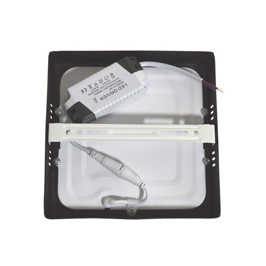 LED loftlampe GERRY LED/12W/230V 4000K sort