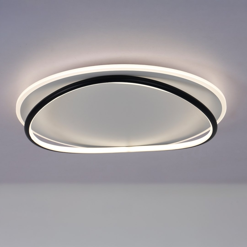 LED loftlampe HALO LED/38W/230V Ø 50 cm sort