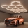 LED loftlampe HEXAGON LED/570W/85-265V 4000K 522x298 cm CRI 90 IP44 hvid