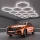 LED-loftlampe HEXAGON LED/570W/85-265V 6500K 522x298 cm CRI 90 IP44 hvid