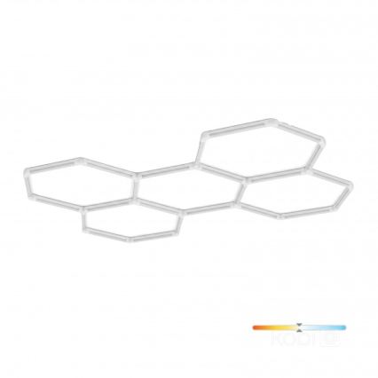 LED loftlampe HEXLINE LED/216W/230V 4000K 208x300 cm hvid