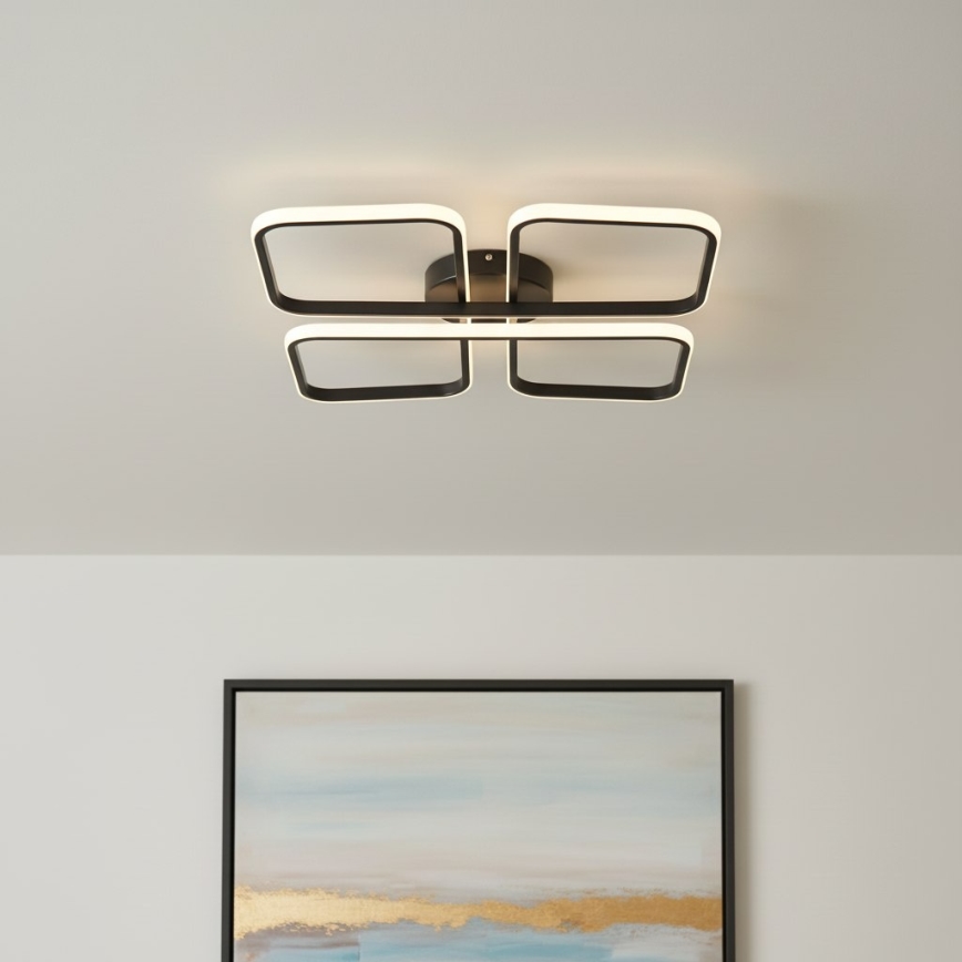 LED-loftlampe HIDALGO LED/40W/230V, sort