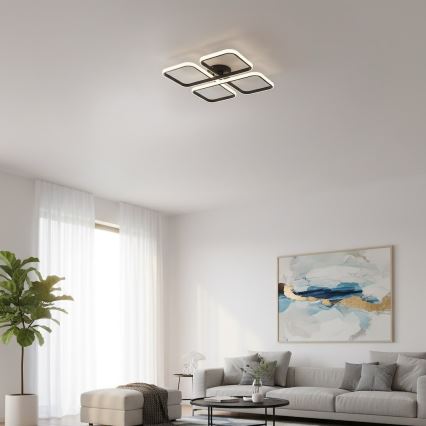 LED-loftlampe HIDALGO LED/40W/230V, sort