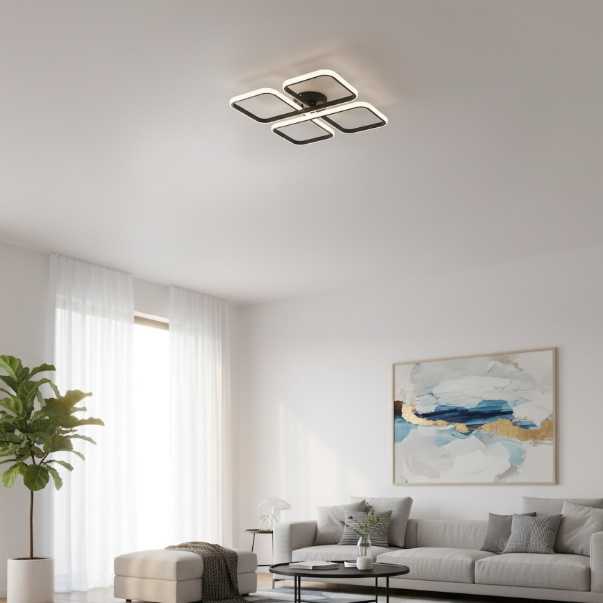 LED-loftlampe HIDALGO LED/40W/230V, sort