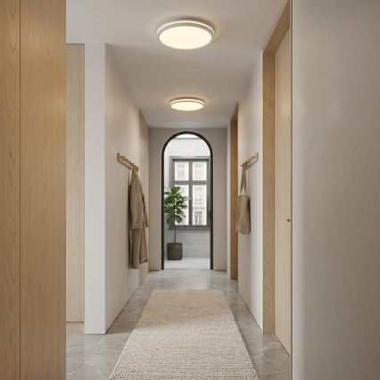 LED-loftlampe HUGO LED/12/18/24W/230V 3000/4000/6500K Ø 30 cm IP54 hvid
