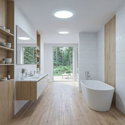 LED-loftlampe HUGO LED/16/24/32W/230V 3000/4000/6500K diameter 37 cm IP54 hvid