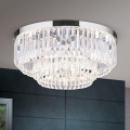 LED Loftlampe i krystal dæmpbar PRISM LED/80W/230V diameter 55 cm skinnende krom