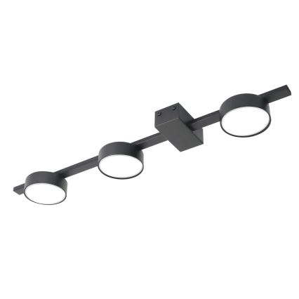 LED loftlampe JOY 3xGX53/6W/230V sort